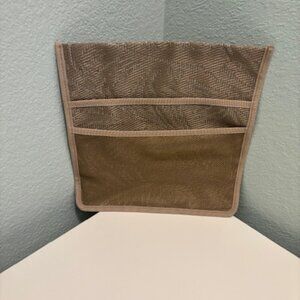 NEW beige mesh storage organizer - can use in car, in bathroom, next to a chair